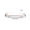 Stainless Steel Bracelet Connector Arc Curved Plate Pendant Jewelry Accessories Electroplated