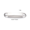 Stainless Steel Bracelet Connector Arc Curved Plate Pendant Jewelry Accessories Electroplated