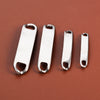 Stainless Steel Bracelet Connector Arc Curved Plate Pendant Jewelry Accessories Electroplated