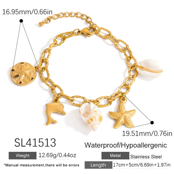 Stainless Steel Bracelet Electroplating Minimalist Style Jewelry For Women And Unisex