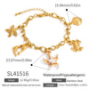 Stainless Steel Bracelet Electroplating Minimalist Style Jewelry For Women And Unisex