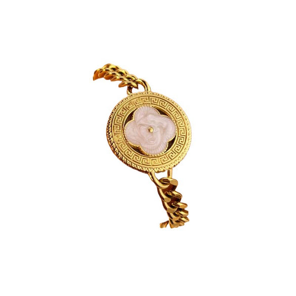 Stainless Steel Bracelet Geometric Heart Shape Electroplating Jewelry