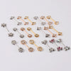 Stainless Steel Breast Ring With Butterfly Color Diamond Bag Drill Pattern Polishing Welding Process Unisex Style