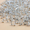 Stainless Steel Bullet Flying Saucer Earrings Earplugs Ear Needle Caps Electroplated Diy Jewelry Accessories