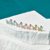 Stainless Steel Butterfly Ear Nail With Zircon And Diamond Lovely Animal Style
