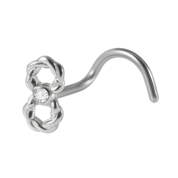 Stainless Steel Butterfly Nose Stud And Ring With Sun Lightning Five Star Shapes Electroplated Piercing Nose Jewelry
