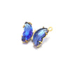 Stainless Steel Butterfly Pendant Jewelry Accessories With Dripping Oil Treatment