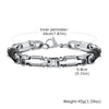 Stainless Steel Byzantine Style Men's Electroplating Handicraft Chain Bracelet
