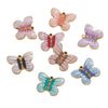 Stainless Steel Cartoon Butterfly Pendant Jewelry Accessories With Oil Dropping Enamel And Vacuum Gold Plated