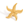 Stainless Steel Cartoon Style Marine Brooch With Electroplating