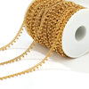 Stainless Steel Chain Jewelry Accessories For Bracelet Necklace Anklet Electroplating Handmade Diy