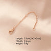 Stainless Steel Chain Jewelry Accessories With Lobster Buckle And Electroplating Process