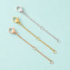 Stainless Steel Chain Jewelry Accessories With Lobster Buckle And Electroplating Process