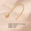 Stainless Steel Chain Jewelry Accessories With Lobster Buckle And Electroplating Process