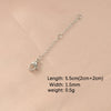 Stainless Steel Chain Jewelry Accessories With Lobster Buckle And Electroplating Process