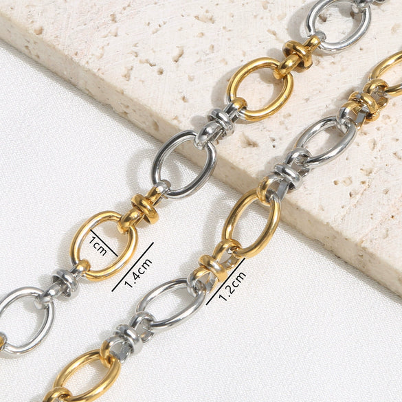 Stainless Steel Chain Jewelry Electroplated Diy Necklace Bracelet Accessories Handmade