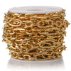 Stainless Steel Chain Jewelry Electroplated Vacuum Gold Color Necklace Bracelet Accessories