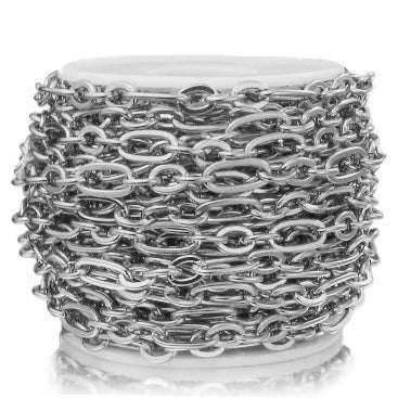 Stainless Steel Chain Jewelry Electroplated Vacuum Gold Color Necklace Bracelet Accessories