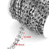 Stainless Steel Chain Jewelry Electroplated Vacuum Gold Color Necklace Bracelet Accessories