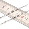 Stainless Steel Chain Necklace Bracelet Diy Electrolytic Brightening Fashion Simple For Men And Women