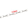 Stainless Steel Chain Necklace Bracelet Diy Electrolytic Brightening Fashion Simple For Men And Women
