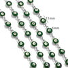 Stainless Steel Chain Oil Dropping Devil's Eyes Handmade Jewelry Diy Accessories