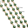 Stainless Steel Chain Oil Dropping Devil's Eyes Handmade Jewelry Diy Accessories