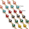 Stainless Steel Chain Oil Dropping Devil's Eyes Handmade Jewelry Diy Accessories