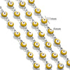 Stainless Steel Chain Oil Dropping Devil's Eyes Handmade Jewelry Diy Accessories