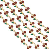 Stainless Steel Cherry Oil Drop Chain Handmade Jewelry Making Accessories For Bracelet And Necklace With Electroplating