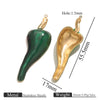 Stainless Steel Chili Pepper Shaped Electroplated Handmade Jewelry Pendant For Necklace Bracelet Bag Diy