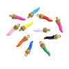 Stainless Steel Chili Pepper Shaped Tiger Head Stereo Dripping Oil Handmade Pendant Material For Earrings Wholesale