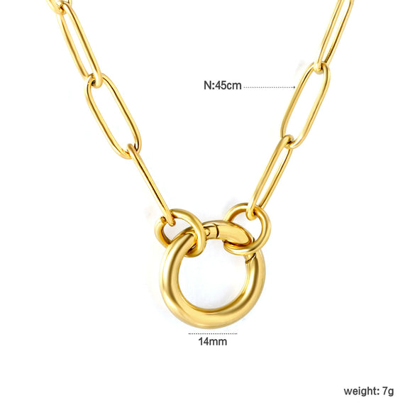 Stainless Steel Christmas Cartoon Pendant Necklace With Snowman Bell And Reindeer Design Electroplated Festive Jewelry For Women