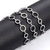 Stainless Steel Circle Chain Punk Jewelry Accessories With Electrolysis Treatment