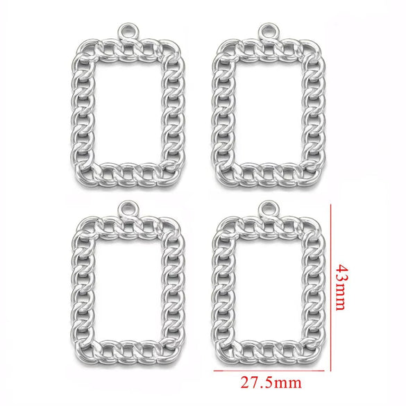 Stainless Steel Circle Nkshaped Handmade Electroplated Earrings Jewelry Accessories