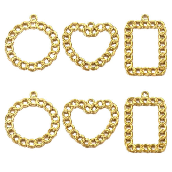 Stainless Steel Circle Nkshaped Handmade Electroplated Earrings Jewelry Accessories