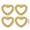 Stainless Steel Circle Nkshaped Handmade Electroplated Earrings Jewelry Accessories