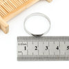 Stainless Steel Circular Ring Jewelry Handmade Diy Material With Mirror Polished Treatment For Men And Women