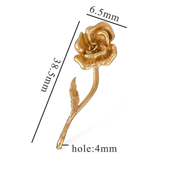 Stainless Steel Conch Pattern Vacuum Plated 18K Gold Color Fashion Pendant