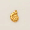 Stainless Steel Conch Turtle Necklace Pendant Furnace Vacuum Plated 18K Gold Color Preservation Summer Beach Style