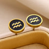 Stainless Steel Constellation Electroplated Minimalist Unisex Earrings