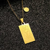 Stainless Steel Constellation Geometric Retro Women's Necklace With Electroplating