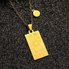 Stainless Steel Constellation Geometric Retro Women's Necklace With Electroplating