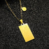 Stainless Steel Constellation Geometric Retro Women's Necklace With Electroplating