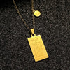 Stainless Steel Constellation Geometric Retro Women's Necklace With Electroplating