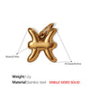 316L Stainless Steel Constellation Necklace Pendant Accessories Fashion Simple Plated 18K Gold