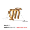 316L Stainless Steel Constellation Necklace Pendant Accessories Fashion Simple Plated 18K Gold