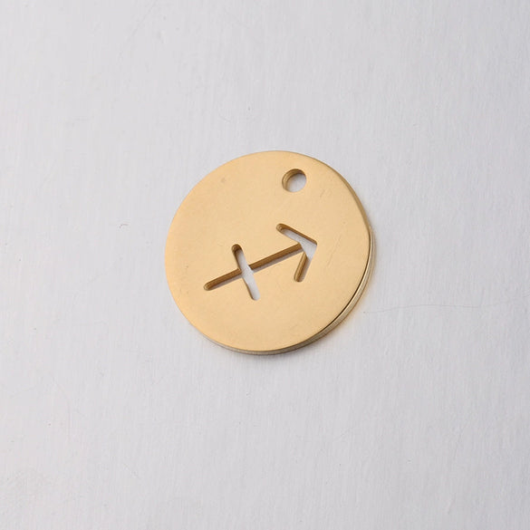 Stainless Steel Constellation Pendant Jewelry Accessories With Mirror Finish Polishing