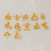 Stainless Steel Constellation Pendant Necklace Cutting Process Fashion Style
