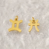 Stainless Steel Constellation Pendant Necklace Cutting Process Fashion Style